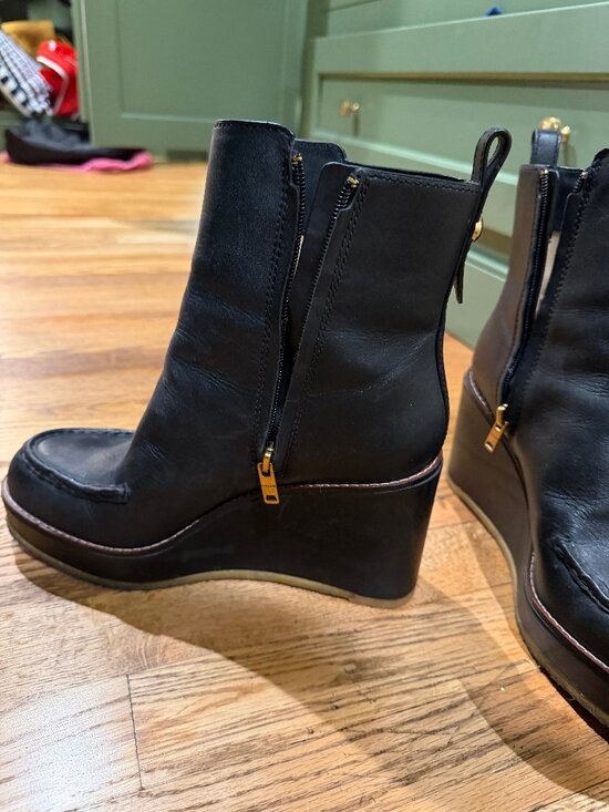 Coach Women's Brady Platform Wedge-Heel Ankle Boots - Picture 5 of 7